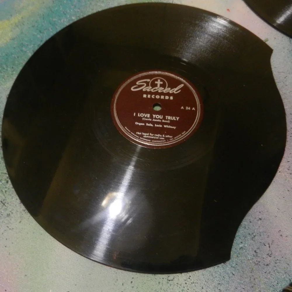 VTG victrola record Honeymoon Lane wedding music antique talking machine LP - Picture 7 of 9